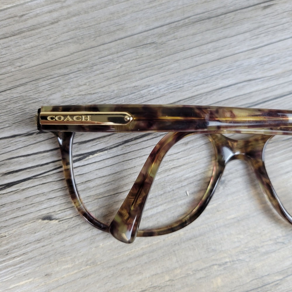 Coach Eyeglass Frames HC8132 L109 Confetti Light Brown 528713 Tortoise 57-17-135 - Picture 10 of 16